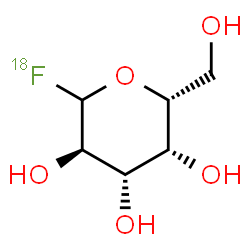 ChemSpider 2D Image | D-(~18~F)Galactopyranosyl fluoride | C6H1118FO5