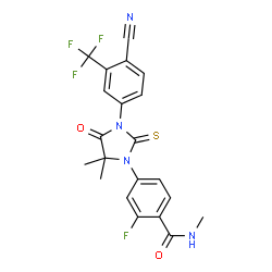 ChemSpider 2D Image | Enzalutamide | C21H16F4N4O2S