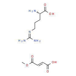ChemSpider 2D Image | N~5~-(Diaminomethylene)-L-ornithine - (2E)-4-methoxy-4-oxo-2-butenoic acid (1:1) | C11H20N4O6
