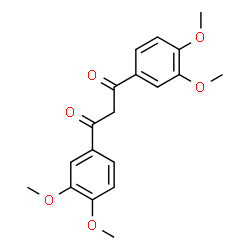 ChemSpider 2D Image | 1,3-Bis(3,4-dimethoxyphenyl)-1,3-propanedione | C19H20O6