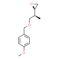 ChemSpider 2D Image | (2R)-2-{(2S)-1-[(4-Methoxybenzyl)oxy]-2-propanyl}oxirane | C13H18O3