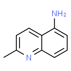 ChemSpider 2D Image | 5-Aminoquinaldine | C10H10N2