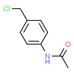 ChemSpider 2D Image | 4-Acetamidobenzyl chloride | C9H10ClNO