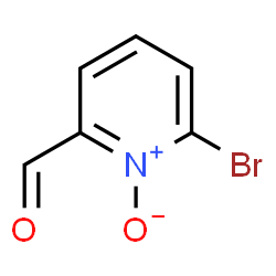 ChemSpider 2D Image | 6-Brom-2-pyridincarbaldehyd-1-oxid | C6H4BrNO2