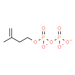 ChemSpider 2D Image | isopentenyl diphosphate | C5H9O7P2