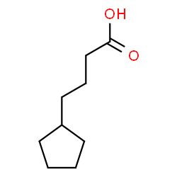 ChemSpider 2D Image | 4-Cyclopentylbutanoic acid | C9H16O2
