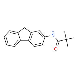ChemSpider 2D Image | N-(9H-Fluoren-2-yl)-2,2-dimethylpropanamide | C18H19NO
