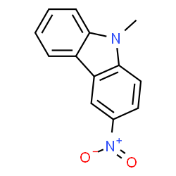 ChemSpider 2D Image | Carbazole, 3-nitro-9-methyl- | C13H10N2O2
