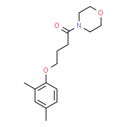 ChemSpider 2D Image | 4-(2,4-Dimethylphenoxy)-1-(4-morpholinyl)-1-butanone | C16H23NO3