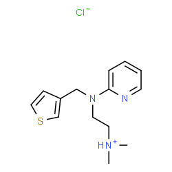 ChemSpider 2D Image | Thenyldiamine hydrochloride | C14H20ClN3S