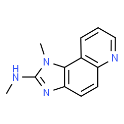 ChemSpider 2D Image | N,1-Dimethyl-1H-imidazo[4,5-f]quinolin-2-amine | C12H12N4
