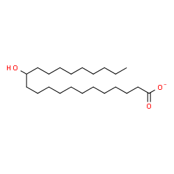 ChemSpider 2D Image | 13-Hydroxydocosanoate | C22H43O3