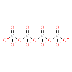 ChemSpider 2D Image | (dioxido(oxo)vanadio)oxy-[(dioxido(oxo)vanadio)oxy-oxido-oxo-vanadio]oxy-oxido-oxo-vanadium | O13V4