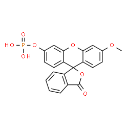 ChemSpider 2D Image | 3-O-methylfluorescein 6-phosphate | C21H15O8P