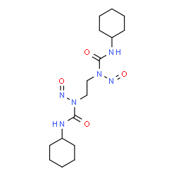 ChemSpider 2D Image | 1,1'-ethane-1,2-diylbis(3-cyclohexyl-1-nitrosourea) | C16H28N6O4