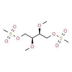ChemSpider 2D Image | (2S,3S)-2,3-Dimethoxy-1,4-butanediyl dimethanesulfonate | C8H18O8S2