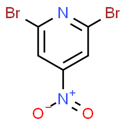 ChemSpider 2D Image | 2,6-Dibromo-4-nitropyridine | C5H2Br2N2O2