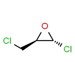 ChemSpider 2D Image | (2R,3R)-2-Chloro-3-(chloromethyl)oxirane | C3H4Cl2O