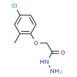 ChemSpider 2D Image | 2-(4-Chloro-2-methylphenoxy)acetohydrazide | C9H11ClN2O2