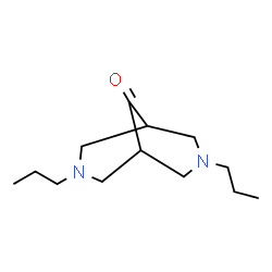ChemSpider 2D Image | 3,7-Dipropyl-3,7-diazabicyclo[3.3.1]nonan-9-one | C13H24N2O