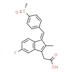 ChemSpider 2D Image | (R)-Sulindac | C20H17FO3S