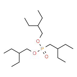 ChemSpider 2D Image | Bis(2-ethylbutyl) (2-ethylbutyl)phosphonate | C18H39O3P