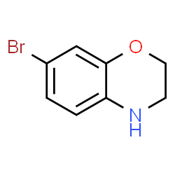 ChemSpider 2D Image | 7-bromo-3,4-dihydro-2H-1,4-benzoxazine | C8H8BrNO