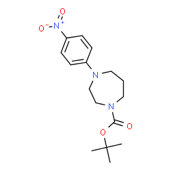 ChemSpider 2D Image | 2-Methyl-2-propanyl 4-(4-nitrophenyl)-1,4-diazepane-1-carboxylate | C16H23N3O4