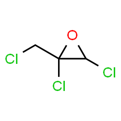 ChemSpider 2D Image | 1,2,3-Trichloropropane-2,3-oxide | C3H3Cl3O