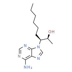 ChemSpider 2D Image | (2S,3S)-3-(6-Amino-9H-purin-9-yl)-2-nonanol | C14H23N5O