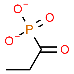 ChemSpider 2D Image | Propionylphosphonate | C3H5O4P
