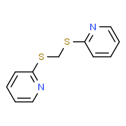 ChemSpider 2D Image | bis(2-pyridylthio)methane | C11H10N2S2