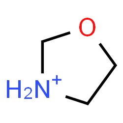 ChemSpider 2D Image | 1,3-Oxazolidin-3-ium | C3H8NO