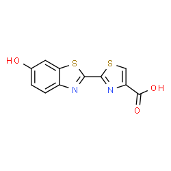 ChemSpider 2D Image | Dehydroluciferin | C11H6N2O3S2