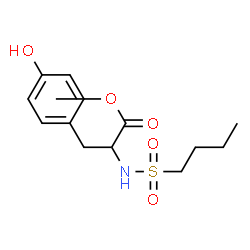 ChemSpider 2D Image | Methyl N-(butylsulfonyl)tyrosinate | C14H21NO5S