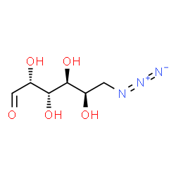 ChemSpider 2D Image | 6-Azido-6-deoxy-D-glucose | C6H11N3O5