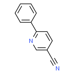 ChemSpider 2D Image | 6-Phenylnicotinonitrile | C12H8N2