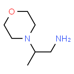 ChemSpider 2D Image | 2-morpholinopropan-1-amine | C7H16N2O