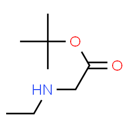 ChemSpider 2D Image | tert-butyl ethylglycinate | C8H17NO2