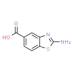 ChemSpider 2D Image | 2-Aminobenzothiazole5-carboxylicacid | C8H6N2O2S