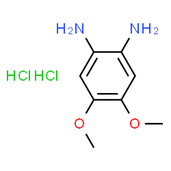 ChemSpider 2D Image | 1,2-DIAMINO-4,5-DIMETHOXYBENZENE DIHYDROCHLORIDE | C8H14Cl2N2O2