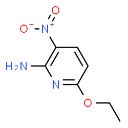 ChemSpider 2D Image | 6-Ethoxy-3-nitro-2-pyridinamine | C7H9N3O3