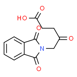 ChemSpider 2D Image | 5-(1,3-Dioxoisoindolin-2-yl)-4-oxopentanoic acid | C13H11NO5