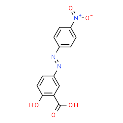ChemSpider 2D Image | Mordant Orange 1 | C13H9N3O5