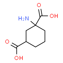 ChemSpider 2D Image | 1-Amino-1,3-cyclohexanedicarboxylic acid | C8H13NO4