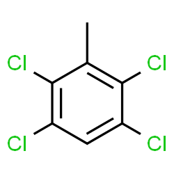 ChemSpider 2D Image | 2,3,5,6-TETRACHLOROTOLUENE | C7H4Cl4