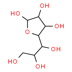 ChemSpider 2D Image | 5-(1,2,3-Trihydroxypropyl)tetrahydro-2,3,4-furantriol | C7H14O7