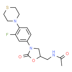 ChemSpider 2D Image | Sutezolid | C16H20FN3O3S