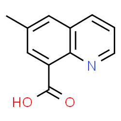ChemSpider 2D Image | 6-Methyl-8-quinolinecarboxylic acid | C11H9NO2