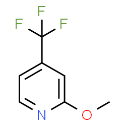 ChemSpider 2D Image | 2-Methoxy-4-(trifluoromethyl)pyridine | C7H6F3NO